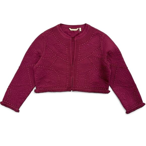 NWT Soft Surroundings Quilted Cropped Jacket Sz PM Boho Western Cottagecore - Picture 12 of 12